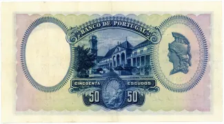 Portugal 50 Escudos 4th., 1929-1933 reverse