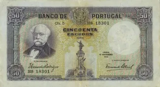 Portugal 50 Escudos 5th., 1932 image