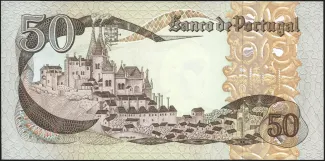 Portugal 50 Escudos 9th., 1968-1980 reverse