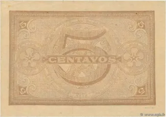 Portugal 5 Centavos, 1918 reverse