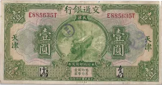 Republic of China 1 Yuan, 16 obverse