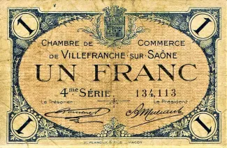 Rhne, Department of 1 Franc, 1921 image
