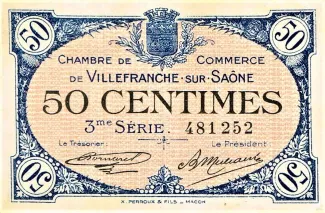 Rhne, Department of 50 Centimes, 1920 image