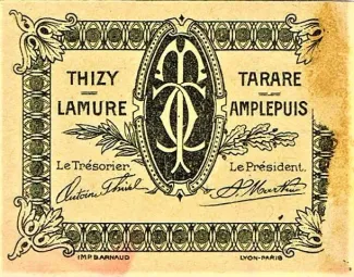 Rhne, Department of 5 Centimes, reverse