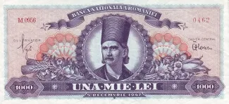 Romania 1.000 Lei, 1947 image