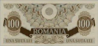 Romania 100 Lei, 1947 reverse