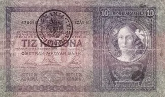 Romania 10 Coroane, 1919 image