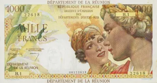 Runion 1.000 Francs, 1964 image
