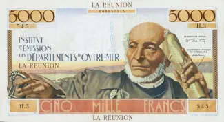 Runion 5.000 Francs, 1960 image