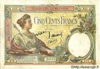 Runion 500 Francs, 1944 image
