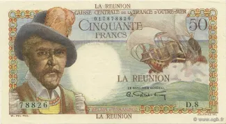 Runion 50 Francs, 1947 image