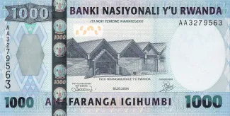 Rwanda 1.000 Francs, 2004 image
