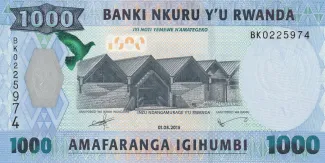 Rwanda 1.000 Francs, 2015 image