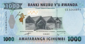 Rwanda 1.000 Francs, 2019 image