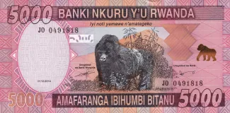 Rwanda 5.000 Francs, 2014 image