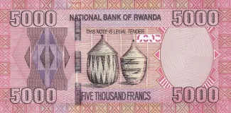 Rwanda 5.000 Francs, 2014 reverse