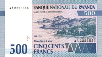 Rwanda 500 Francs, 1994 image