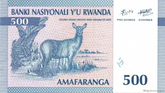 Rwanda 500 Francs, 1994 reverse