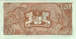 Saint Helena 20 Pounds - Elizabeth II, 1986 reverse