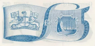 Saint Helena 5 Pounds - Elizabeth II, 1976-1981 reverse