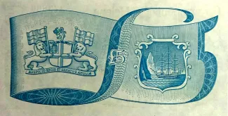 Saint Helena 5 Pounds - Elizabeth II, 1998 reverse