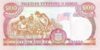 Samoa 100 Tālā, 2006 reverse