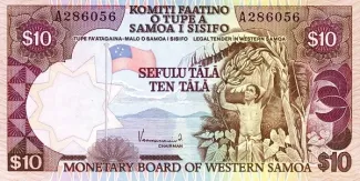 Samoa 10 Tālā, 1980 image