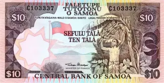 Samoa 10 Tālā, 1985 image