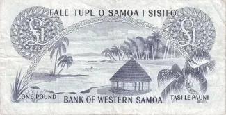 Samoa 1 Pound, 1963-2020 reverse