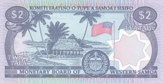 Samoa 2 Tālā, 1980 reverse