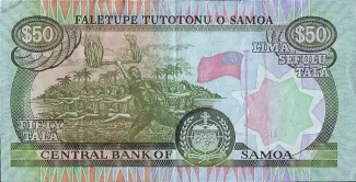 Samoa 50 Tālā, 2006 reverse