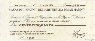 San Marino 150 Lire, 1976