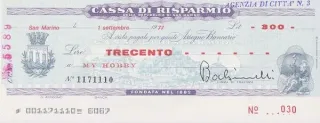 San Marino 300 Lire, 1977