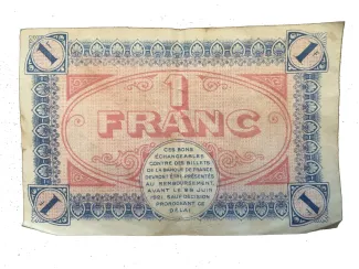 Sane-et-Loire, Department of 1 Franc, 1916 reverse