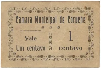 Santarm, District of 1 Centavo,  obverse