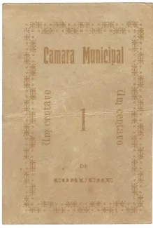 Santarm, District of 1 Centavo,  reverse