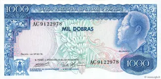 São Tomé and Príncipe 1.000 Dobras, 1977 image