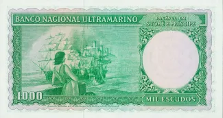 São Tomé and Príncipe 1.000 Escudos, 1964 reverse
