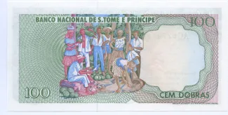 São Tomé and Príncipe 100 Dobras, 1982 reverse