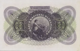 São Tomé and Príncipe 100 Escudos, 1921 reverse
