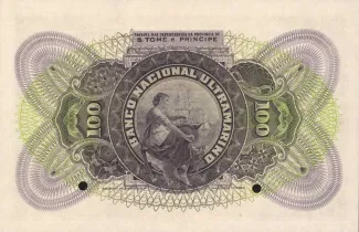 São Tomé and Príncipe 100 Escudos, 1944 reverse