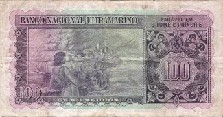 São Tomé and Príncipe 100 Escudos, 1958 reverse