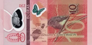 São Tomé and Príncipe 10 Dobras, 2016 reverse