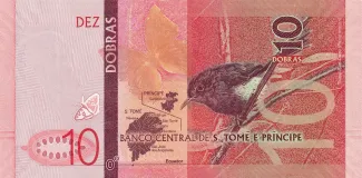 São Tomé and Príncipe 10 Dobras, 2020 reverse