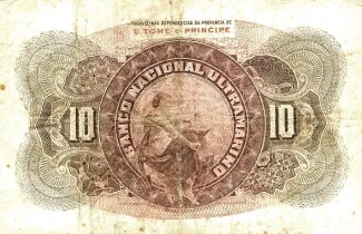 São Tomé and Príncipe 10 Escudos, 1935 reverse