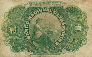 São Tomé and Príncipe 1 Escudo, 1921 reverse