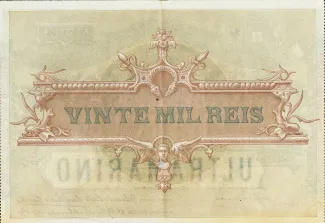 São Tomé and Príncipe 20.000 Réis, 1897 reverse