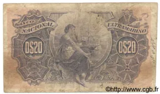 São Tomé and Príncipe 20 Centavos, 1914 reverse