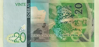 São Tomé and Príncipe 20 Dobras, 2016 reverse