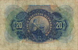 São Tomé and Príncipe 20 Escudos, 1935 reverse